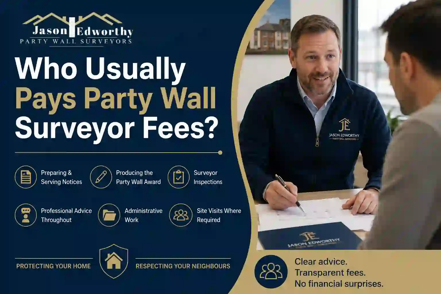 Who Usually Pays Party Wall Surveyor Fees Suffolk?